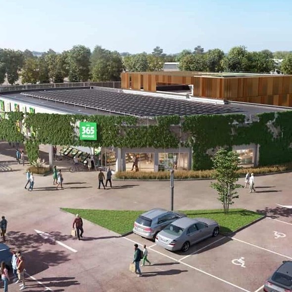 Danfoss har byggt framtidens stormarknad och SA-AL Køleteknik valdes givetvis som leverantör.